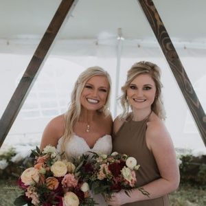 show me your mumu heather halter dress - size small